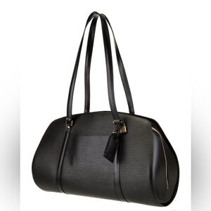 Louis Vuitton Black Leather tote